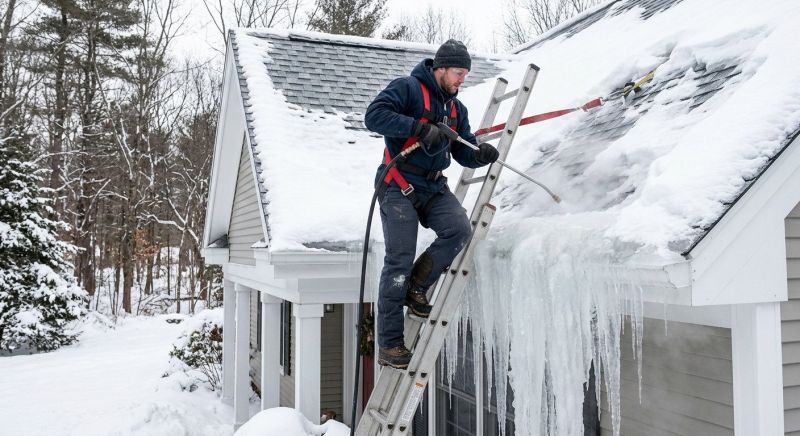 Ice Dam Removal in Bellevue, WA