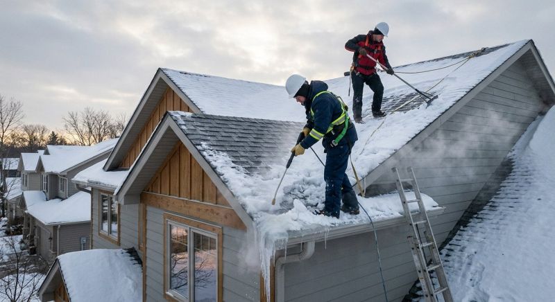 Ice Dam Repair in Bellevue, WA