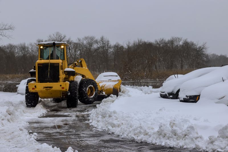 Parking Lot Snow Clearing